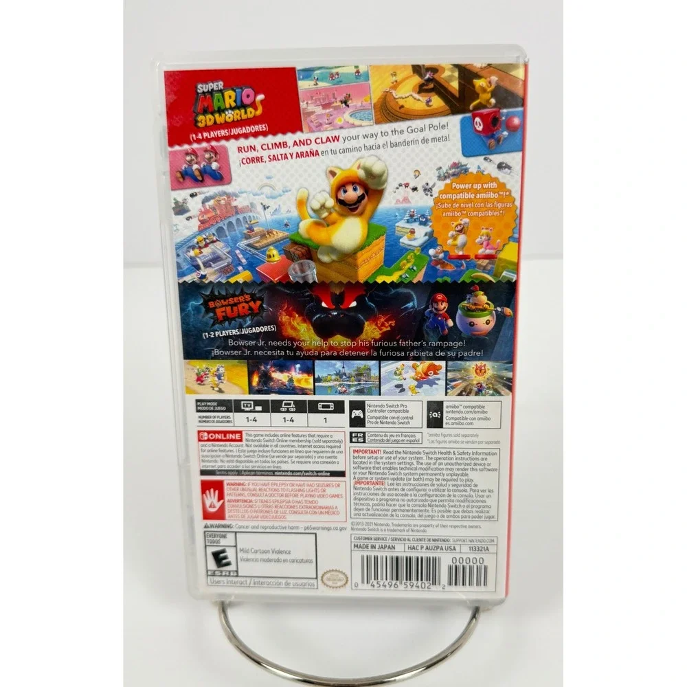 Super Mario 3D World + Bowser's Fury Nintendo Switch Game Tested